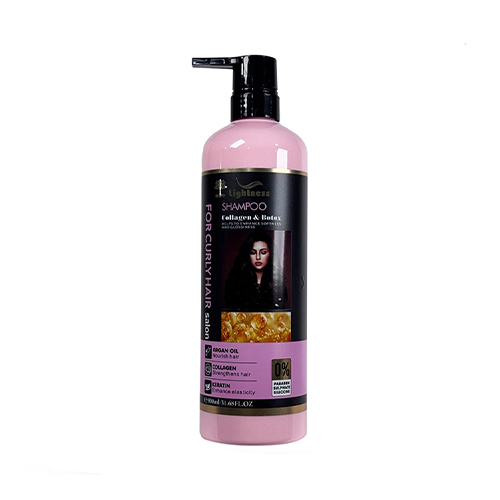 Lightness-Collagen-and-Botox-Shampoo-900Ml (1) شامپو موی فر بدون سولفات لایتنس LIGHTNESS حاوی بوتوکس و کلاژن 900 میل - Image 1