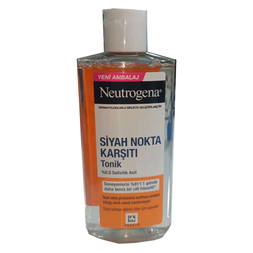 NEUTROGENA تونر پاک کننده فرانسوی نوتروژنا Neutrogena ضد جوش سرسیاه 200 میل - Image 1