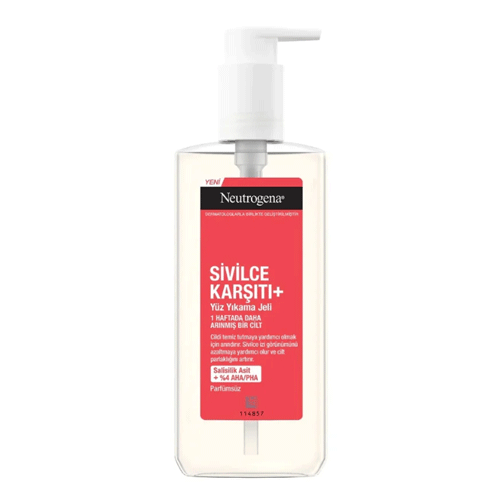 NEUTROGENA ژل شستشوی فرانسوی نوتروژنا Neutrogena+ Sivilce Karsiti ضد جوش پلاس 200 میل - Image 1