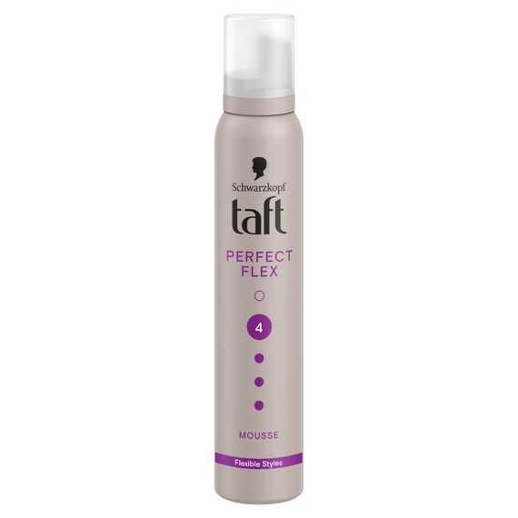 Perfect-Flex-Hair-Mousse-Model-No.-4 موس مو تافت Taft PERFECT FLEX حجم دهنده شماره 4 حالتدهنده انعطاف پذیر 200 میل - Image 1