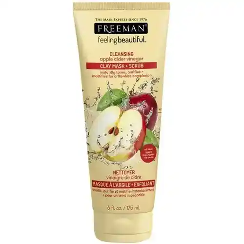 Zx2-dD6VCTSshMC_-ezgif.com-optiwebp ماسک صورت کانادایی فریمن freeman Facial Apple Cider Vinegar با عصاره سرکه سیب 175 میل - Image 1