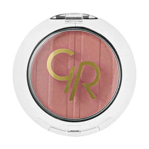 golden-rose-powder-blush-14-sof-ezgif.com-resize رژ گونه ساده طلایی گلدن رز Golden Rose Powder Blush شماره (14) - Image 1