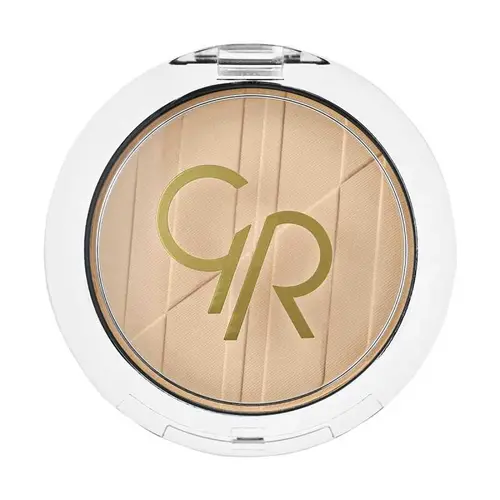 golden-rose-pressed-powder-105-soft-beige-s-ezgif.com-resize پنکیک فشرده طلایی گلدن رز Golden Rose Pressed Powder شماره (105) رنگ بژ طلایی 12.7 گرم - Image 1