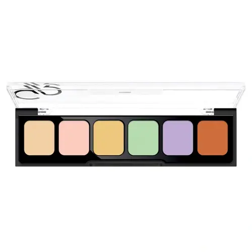 goldenrose-correct-conceal-camouflage-cream-palette-ezgif.com-resize پالت کاموفلاژ گلدن رز Golden Rose Camouflage دارای 6 رنگ - Image 1