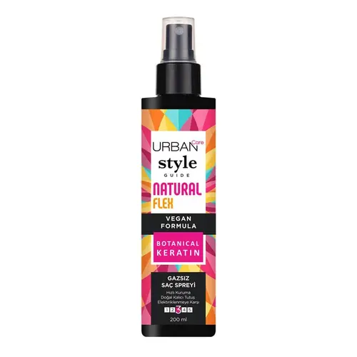 8680690706035-2-ezgif.com-resize اسپری حالت دهنده مو اوربان کر Urban Care Natural Flex Hair Spary مناسب برای انواع مو 200 میل - Image 1