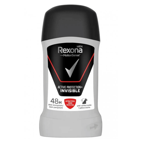 Active-Protection--Invisible مام استیکی ضد تعریق مردانه رکسونا REXONA ACTIVE PROTECTION INVISIBLE ماندگاری 48 ساعته 50 میل - Image 1