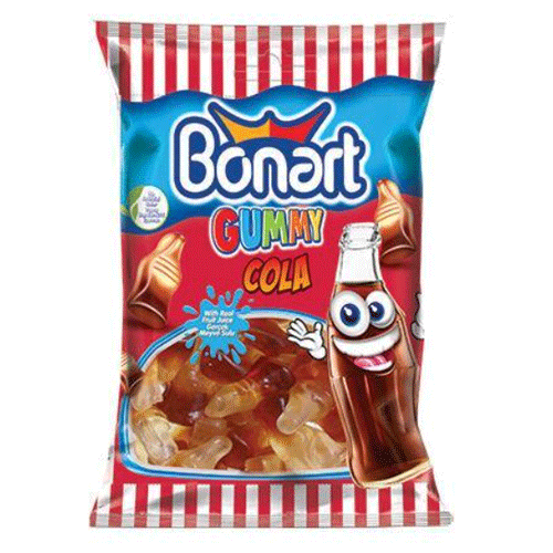 Bonart-Gummy-Cola-Jelly-candy-80g پاستیل ژله ای بونارت BONART GUMMY COLA مدل کولا 80 گرم - Image 1