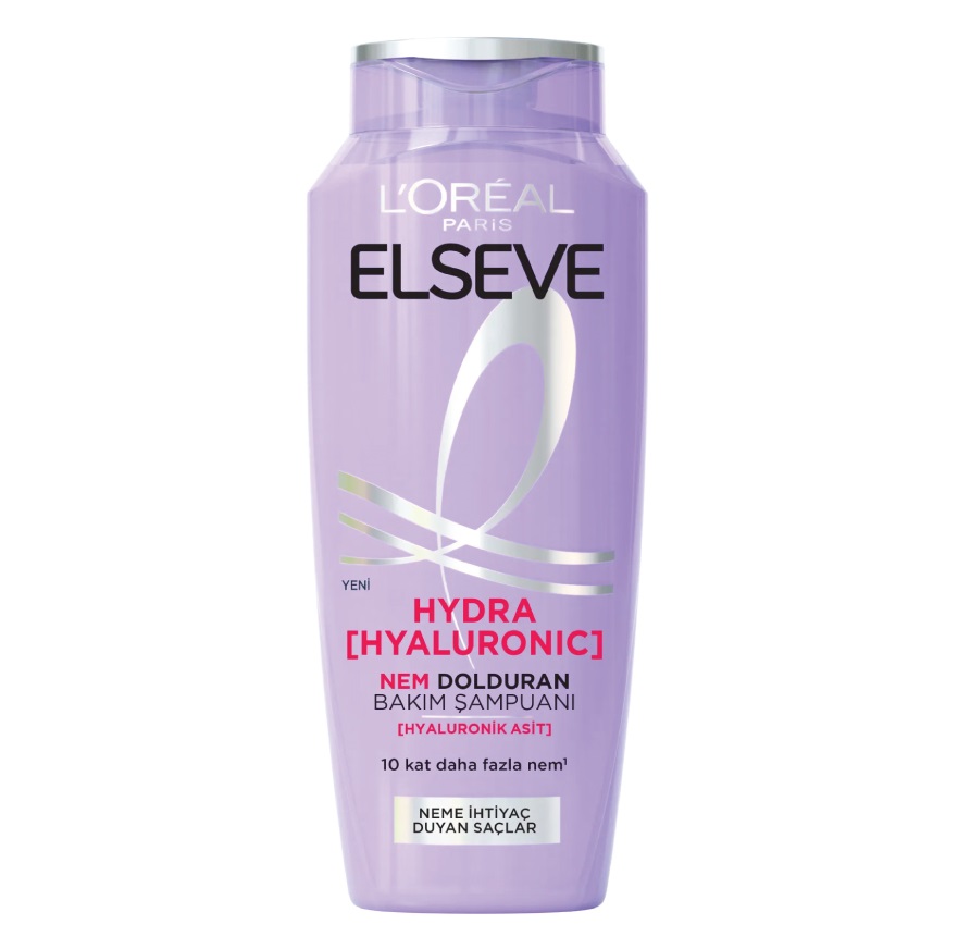 LOreal-Paris-Elseve-Hyaluron-Plump-Moisturising-Shampoo-With-Hyaluron-300-ml-3600524223182 شامپو فرانسوی آبرسان لورآل L'Oreal Hydra Hyaluronic مناسب موی خشک 300 میل - Image 1