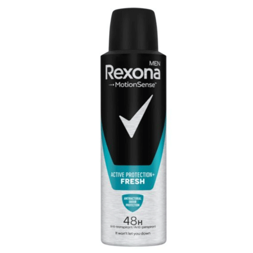 Rexona-Men-Spray-Active-Shield-Fresh اسپری ضد تعریق هلندی رکسونا Rexona Fresh مخصوص آقایان ۱۵۰ میل - Image 1