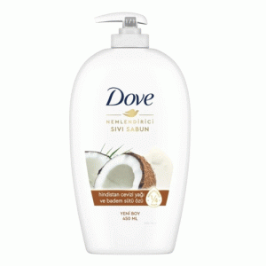 صابون مایع مرطوب کننده هلندی داو Dove Coconut and Almond Milk حاوی شیر نارگیل و بادام 450 میل