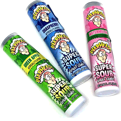 Untitled-11 اسپری ترش کانادایی وارهدز warheads super sour spray candy با طعم میوه ای - Image 1