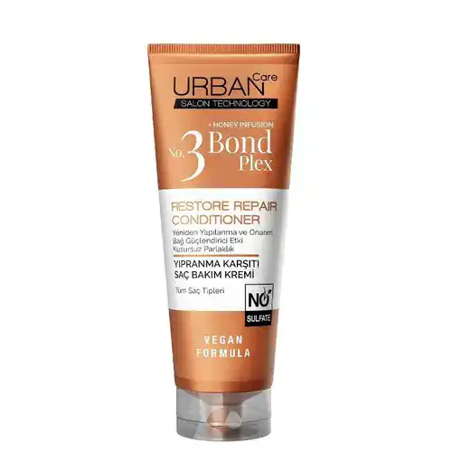 Urban-Care-Repairing-and-Regenerating-Hair-Cream-1-ezgif.com-optiwebp کرم مو اوربان کر Urban care No.3 Bond Plex | Restore Repair Conditioner مناسب برای انواع مو 250 میل - Image 1