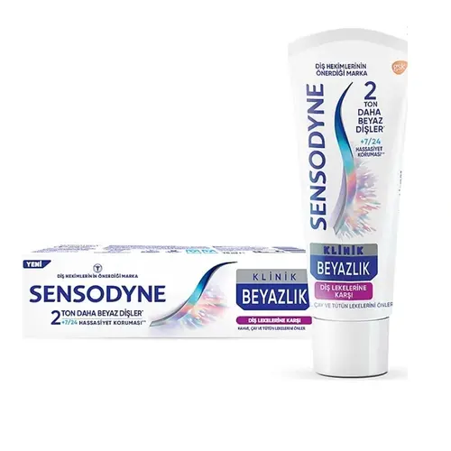 sensodyne-klinik-beyazlik-dis-lekeleri-d6f-36-ezgif.com-resize خمیردندان سفیدکننده سنسوداین Sensodyne Klinik Beyazlık ضد لک 75 میل - Image 1