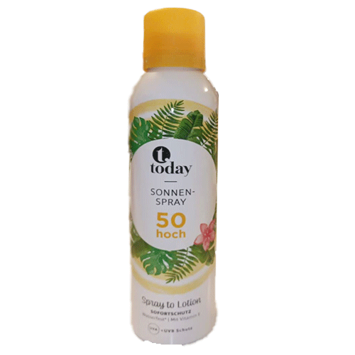 today-SONNENSPRAY-50-hoch-Spray-to-Lotion-SOFORTSCHUTZ اسپری ضد آفتاب تودی Today حجم 200 میل - Image 1