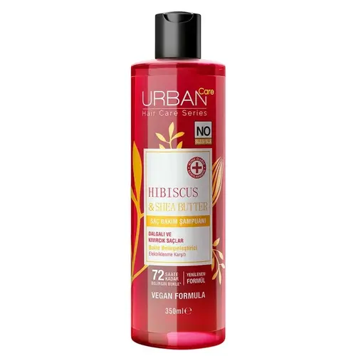 urban-care شامپو موهای فر اوربان کر Urban Care Hair Care Shampoo حاوی عصاره گل ختمی و شی باتر 350 میل - Image 1