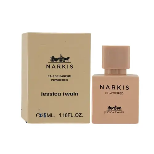------25--1-ezgif.com-resize ادکلن نارسیس پودری Narkis Powdered با رایحه گرم و شیرین 35 میل (جسیکا تواین) - Image 1