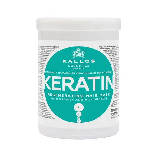 71LZtk4AL-ezgif.com-resize ماسک مو کراتین لهستانی کالوس Kallos Keratin & milk protein حاوی پروتئین شیر 1000 میل - Image 1