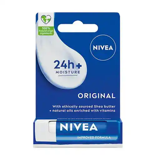 8-ezgif.com-optiwebp بالم لب آلمانی نیوآ NIVEA Original Lip Balm فاقد عطر و رنگ 4.8 گرم - Image 1