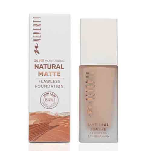 Untitled-28 کرم پودر نچرال مات نورتی Neverti Natural Matte Flawless Foundation-002 شماره (002) - Image 1