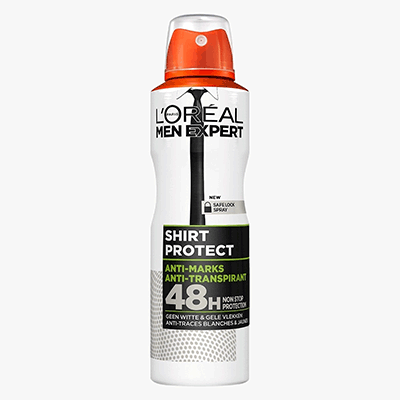 Untitled-3 اسپری ضد تعریق مردانه فرانسوی لورآل LOREAL-SHIRT PROTECT خوشبو کننده بدن 150 میل - Image 1