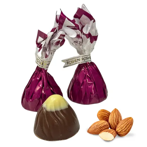 download-ezgif.com-resize شکلات روسی روشن مونت بلنک Roshen Mont Blanc با مغز بادام - Image 1