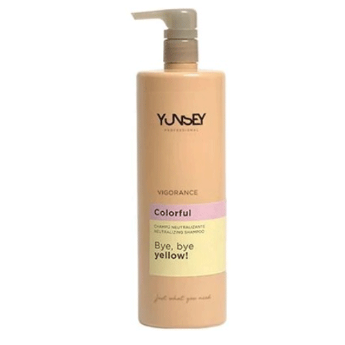 NEUTRALIZING-SHAMPOO-BYE شامپو ضد زردی اسپانیایی یانسی YUNSEY Bye-Bye Yellow بدون سیلیکون و پارابن 1000 میل - Image 1