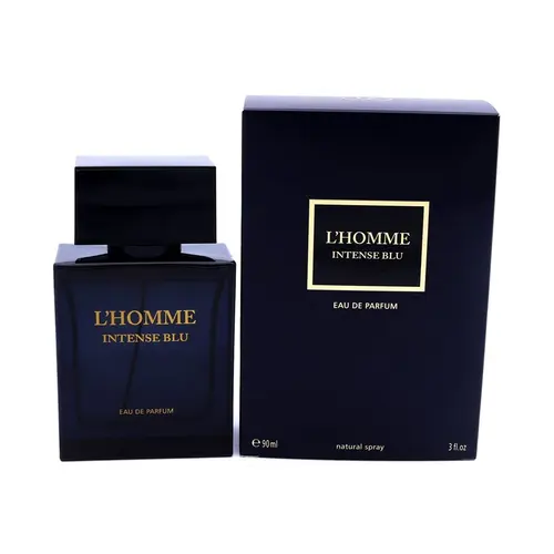 PRUDUCT_1-_GEPARLYS-PERFUME-90ml-FR-M-L_HO_MME_INTENSE_BLU-ezgif.com-resize ادکلن مردانه فرانسوی ال هوم اینتنس بلو Geparlys L’homme Intense با رایحه ملایم و میوه ای 90 میل (جیپارلیس فرانسه) - Image 1