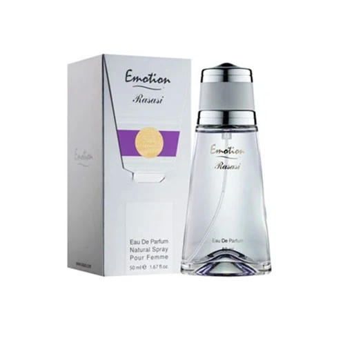 Rasasi-Emotion-Women-50-ml ادکلن زنانه اموشن Rasasi Emotion با رایحه خنک و شیرین 50 میل (رصاصی امارات) - Image 1