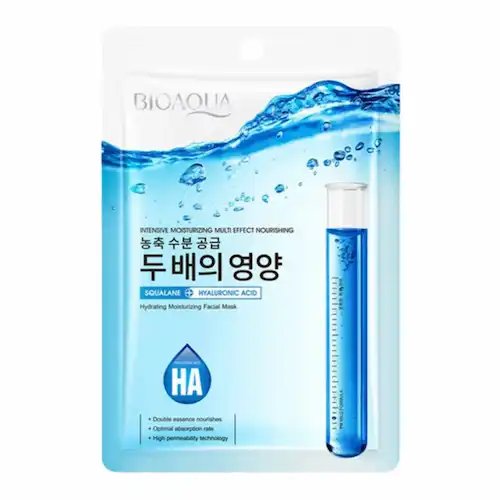 1751121444_70642 ماسک صورت ورقه ای بیوآکوا BIOAQUA Squalane Hyaluronic Acid آبرسان و حاوی هیالورونیک اسید 25 گرم - Image 1