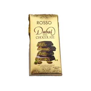 شکلات دبی روسو Čokolada Rosso Dubai با مغز پسته 100 گرم