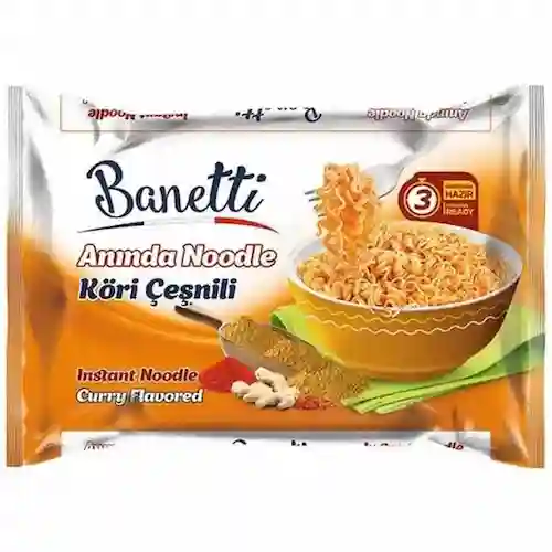 560x560 (1) نودل بانتی Banetti Curry Flavored با طعم کاری 75 گرم - Image 1