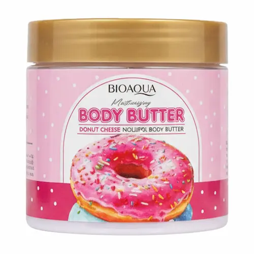 695397fc95119 کره بدن بیوآکوا BIOAQUA Donut Cheese با رایحه کیک و دونات 200 گرم - Image 1