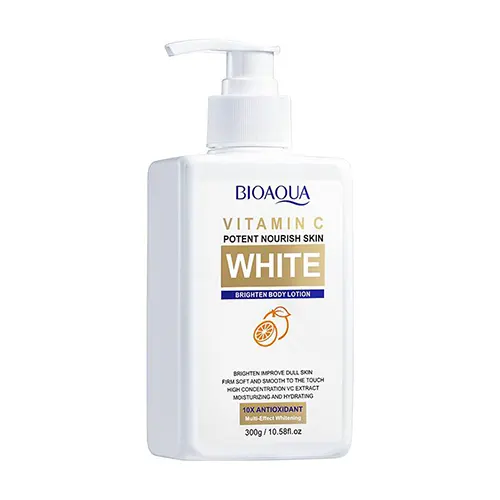 9 لوسیون بدن بیوآکوا BIOAQUA Vitamin C BRIGHTEN BODY LOTION سفید کننده و نرم کننده پوست 300 گرم - Image 1