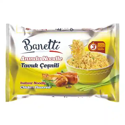 Untitled-2 نودل بانتی Banetti Chicken Flavored با طعم مرغ 75 گرم - Image 1