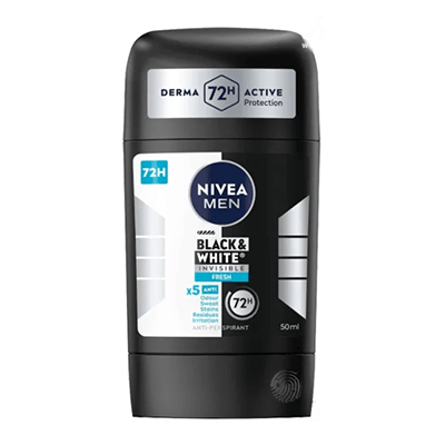 Untitled-23 استیک ضد تعریق آلمانی نیوآ Nivea Black & White Invisible Fresh مناسب آقایان 50 میل - Image 1