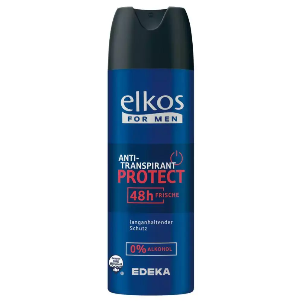 elkos-dezodorant-200ml-men-protect-12- اسپری ضد تعریق آلمانی مردانه الکاس Elkos protect با محافظت 48 ساعته 200 میل - Image 1