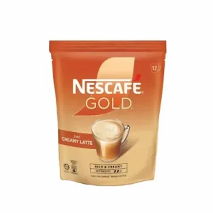 کافی میکس 3 در 1 مالزی نسکافه گلد Nescafe GOLD CREAMY LATTE کرمی لاته بسته 12 عددی
