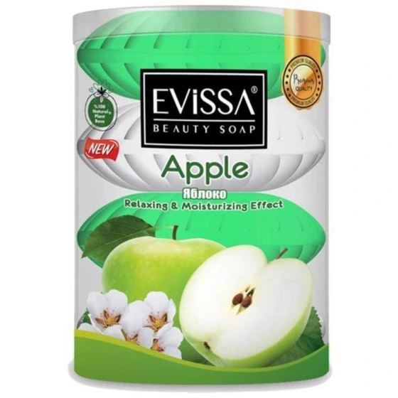 560x560 (3) صابون لیوانی اویسا Evissa Apple با رایحه سیب سبز بسته 4 عددی 440 گرم - Image 1