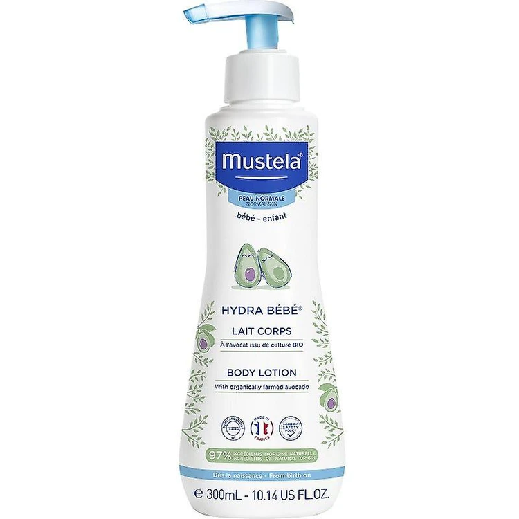 0.0 شیر بدن مرطوب کننده ماستلا Mustela Hydra Bebe حاوی آووکادو ارگانیک برای پوست معمولی 300 میل - Image 1