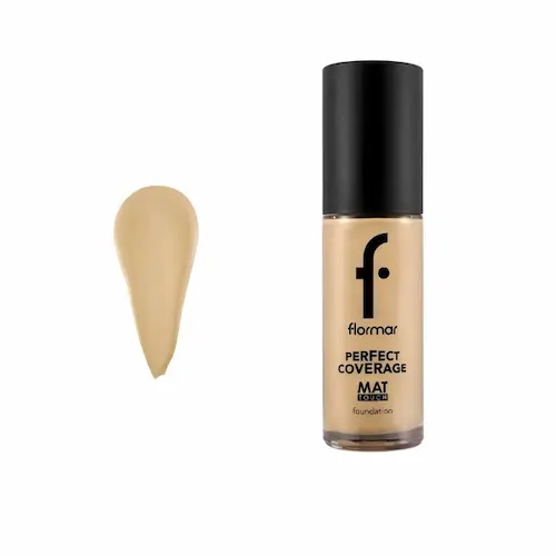 0034189_- کرم پودر شیشه ای مات تاچ فلورمار Flormar MAT TOUCH FOUNDATION شماره 305 - Image 1
