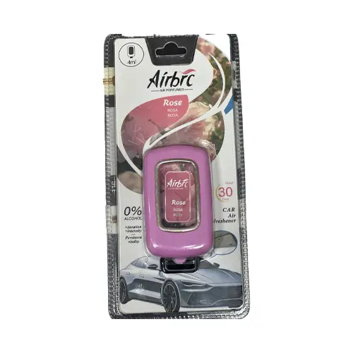 4t5y6u89 خوشبوکننده خودرو ایر بی آر سی AIRBRC با رایحه گل رز 4 میل - Image 1