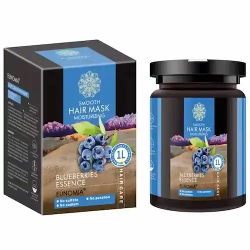 EUNOMIA-Natural-Blueberry-essence-hair-growth-shampoo ماسک مو یونومیا Eunomia blueberries essence با عصاره بلوبری 1000 میل - Image 1