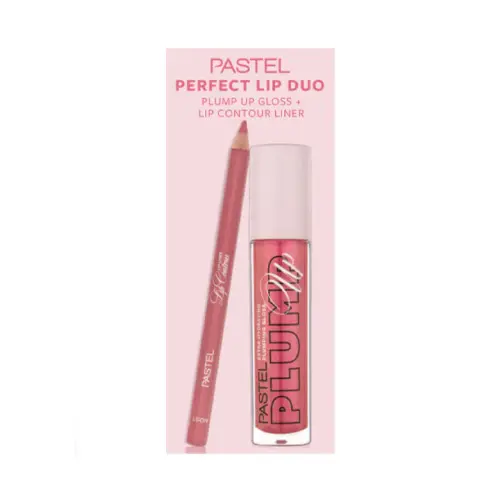 IMG_20260421_183010_188 ست رژ لب حجم دهنده و خط لب پاستل Pastel plump up شماره 206 - Image 1