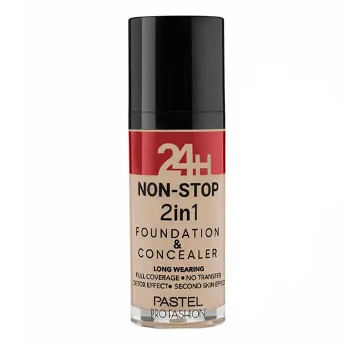 PP603 کرم پودر و کانسیلر پاستل Pastel non-stop 2in1 شماره (603) 30 میل - Image 1