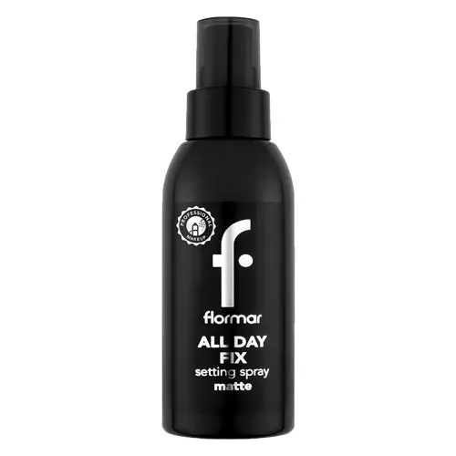 Untitled-1 اسپری فیکس مات فلورمار Flormar ALL DAY FIX MATTE SETTING SPRAY مناسب انواع پوست - 125 میل - Image 1