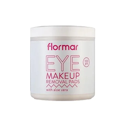 Untitled-11 پد آرایش پاککن چشم فلورمار Flormar EYE MAKEUP REMOVER PADS بسته 100 عددی - Image 1