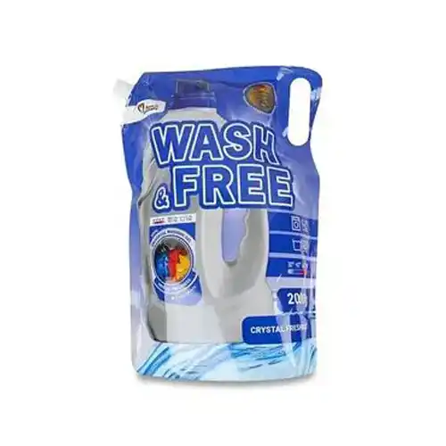 Untitled-5 ژل ماشین لباسشویی اوکراینی واش اند فری WASH & FREE ocean breeze & mineral salt مناسب انواع البسه 200 گرم - Image 1
