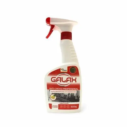 zasib-dlia-vydalennia-zhyru-z-kukhonnykh-poverkhon-galax-as-powerclean-professional-ultra-shvydk اسپری تمیزکننده گاز آلمانی گالاکس GALAX anti-crease professional با رایحه لیمو 750 گرم - Image 1