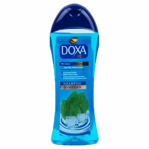 22 شامپو مو دوکسا DOXA mint extract عصاره نعناع - مناسب موهای چرب 400 میل - Image 1