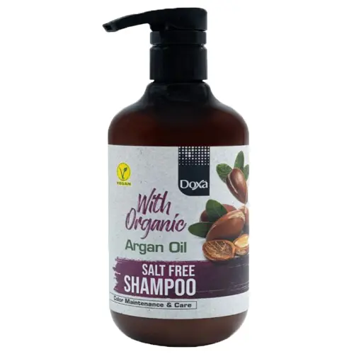 Untitled-10 شامپو سر بدون نمک دوکسا Doxa Argan Oil حاوی روغن آرگان 500 میل - Image 1